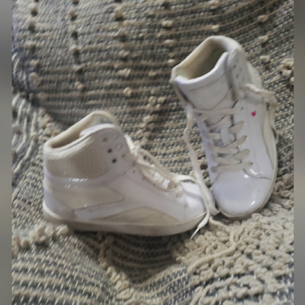 White Pastry high tops